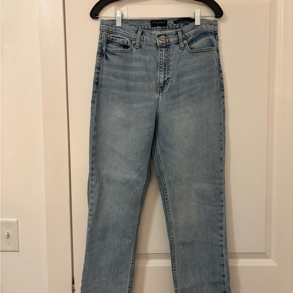 Banana Republic High Rise Straight Jeans